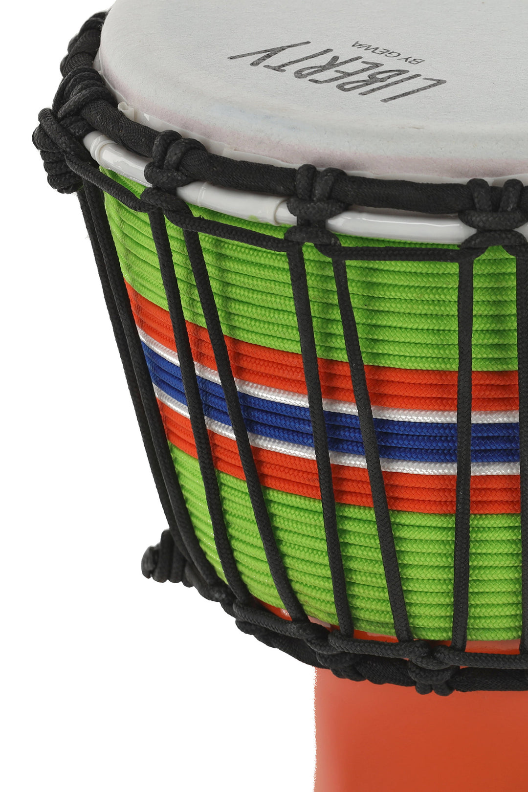 GEWA Djembé Liberty Series afinado con cuerdas - 7" Orange
