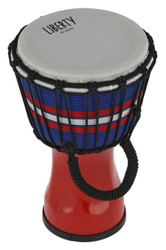 GEWA Djembé Liberty Series Afinado con cuerda - 7" Rojo