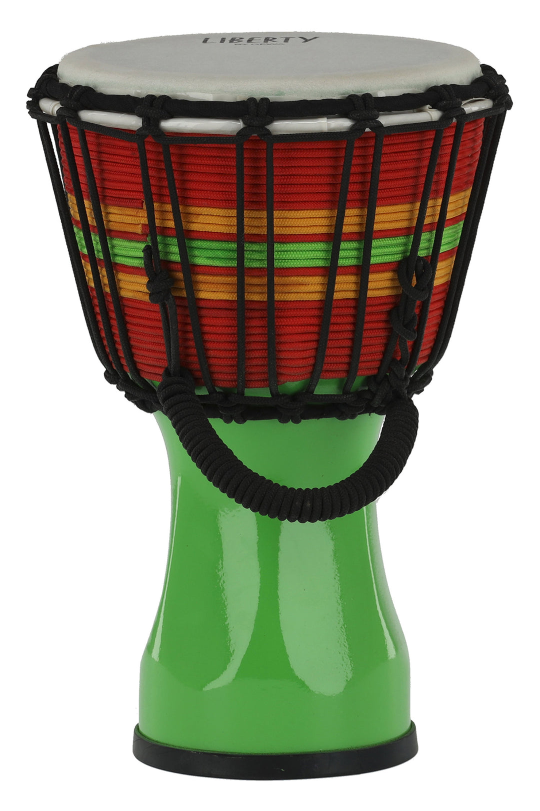 GEWA Djembé Liberty Series afinado con cuerda - 7" verde