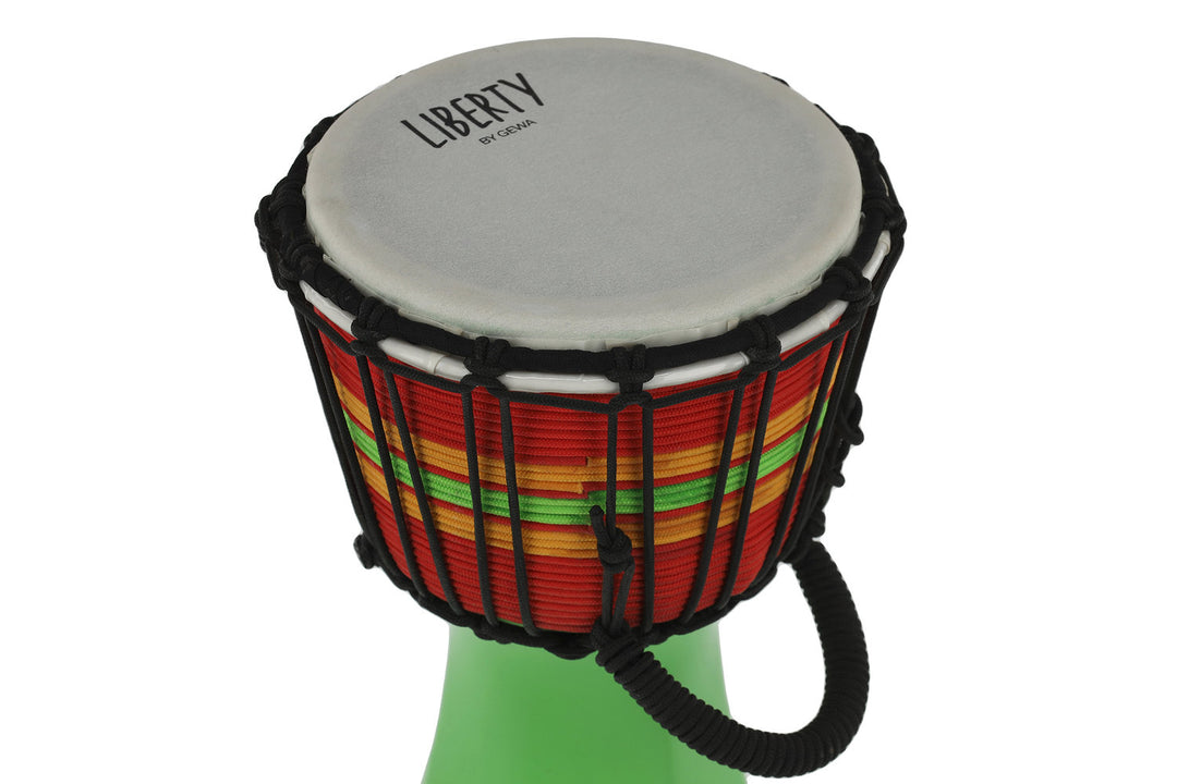 GEWA Djembé Liberty Series afinado con cuerda - 7" verde