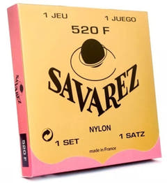 Cuerda G3 entorchada Savarez 529R para guitarras clásicas, 520F