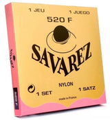 Cuerda G3 entorchada Savarez 529R para guitarras clásicas, 520F