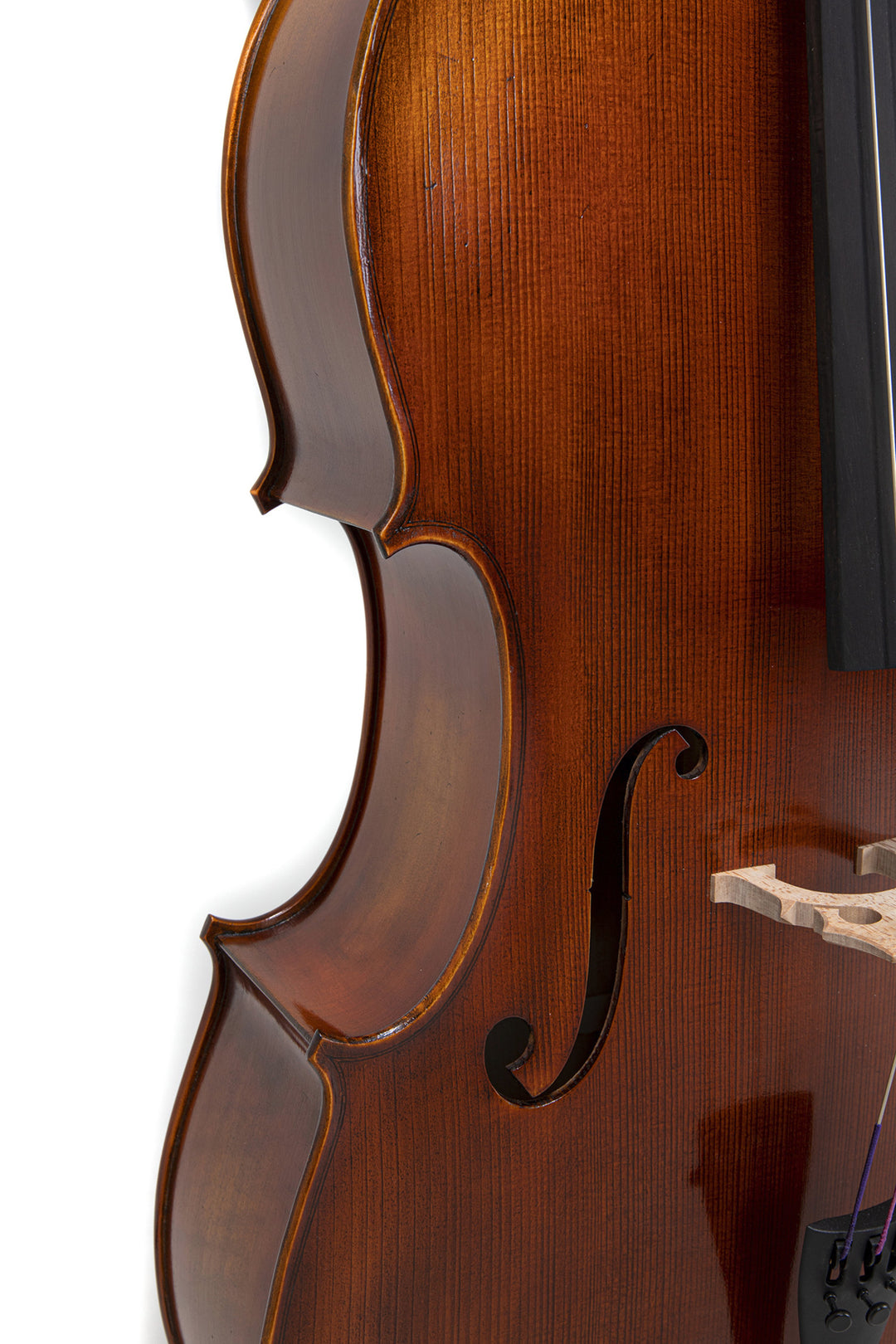GEWA Cello Allegro Antique - 4/4 (Configurado con cordal de afinación fina Wittner incl. bag, arco de Massaranduba, cuerdas Larsen Aurora)
