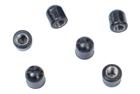 Toca TSLT-6 tapas de goma para tornillos de conga, 6 uds.