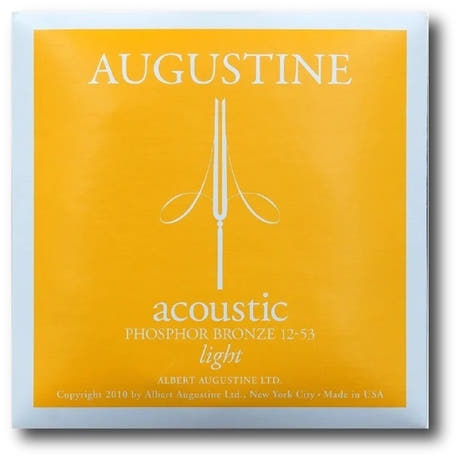 Cuerdas para guitarras acústicas Augustine Acoustic Phosphor Bronze, Light 12-53