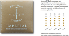 Augustine Strings para guitarra clásica Imperial Crystal Nylon medium - Set Imperial Red (medium/medium)