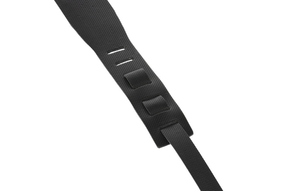 GEWA Premium Plain 70 correa de guitarra con Security Locks, negra, perforada