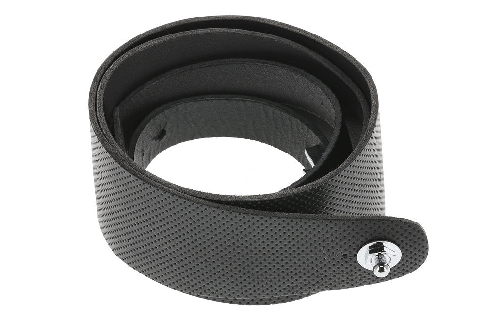 GEWA Premium Plain 70 correa de guitarra con Security Locks, negra, perforada