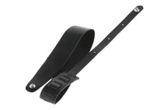 GEWA Premium Plain 70 correa de guitarra con Security Locks, negra, perforada