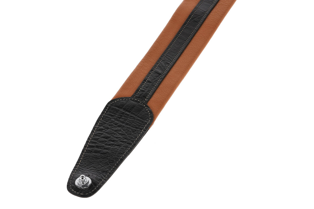 GEWA Straps para Guitarras Prestige 65 acolchada Security Locks - dry sand/black