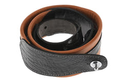 GEWA Straps para Guitarras Prestige 65 acolchada Security Locks - dry sand/black