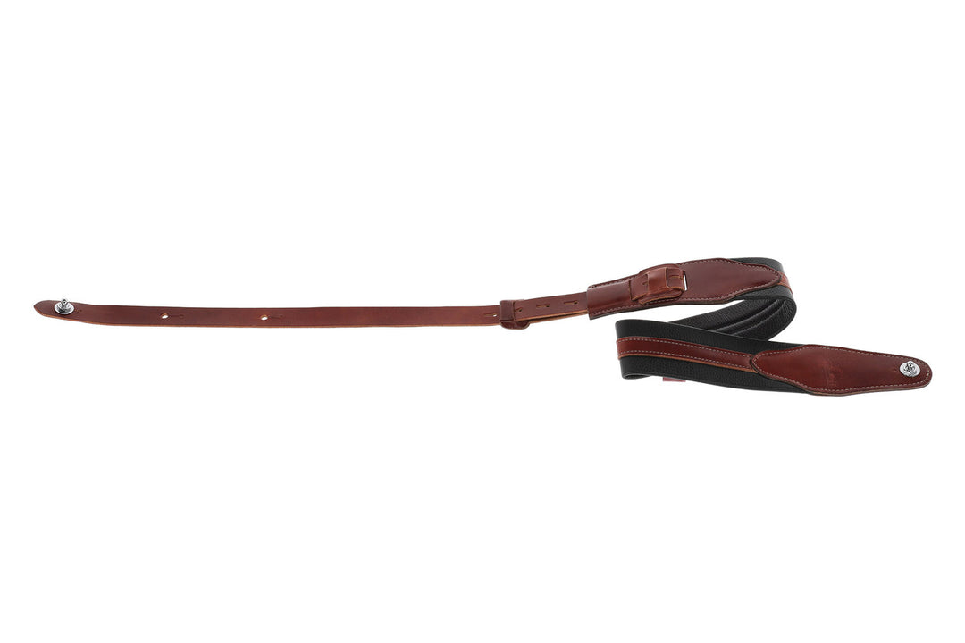 GEWA correas para guitarras Prestige 65 acolchadas Security Locks - black croc/brown