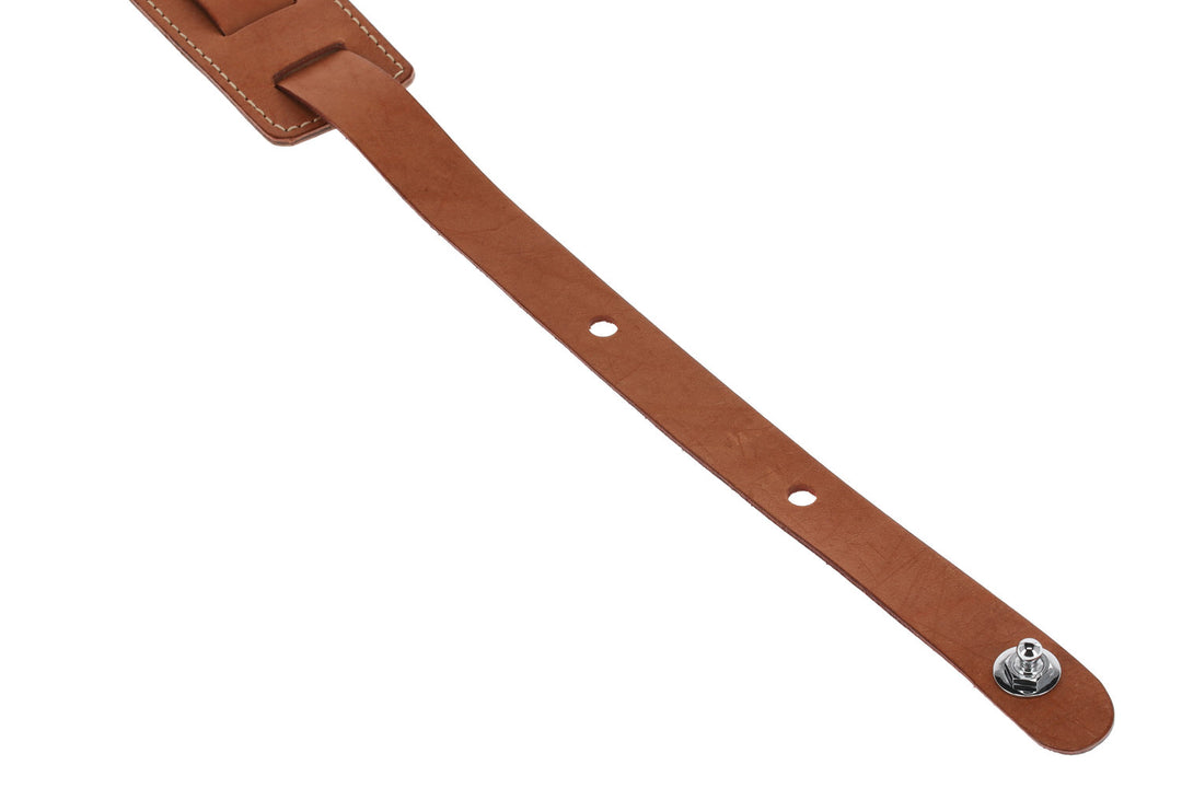 GEWA Correas para guitarras Prestige 85 acolchadas con cierres de seguridad - arena seca/marrón