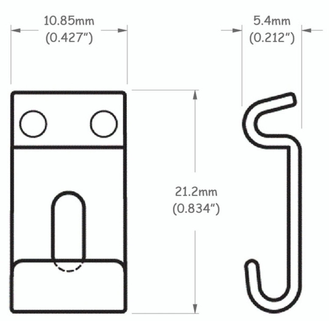 Partsland Selletas para modelos Stratocaster - 11 mm de ancho, níquel