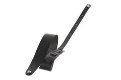 GEWA Premium Plain 70 correa de guitarra con Security Locks, negra, granulada