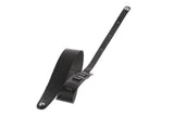 GEWA Premium Plain 70 correa de guitarra con Security Locks, negra, granulada