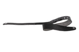 GEWA Premium Plain 70 correa de guitarra con Security Locks, negra, granulada