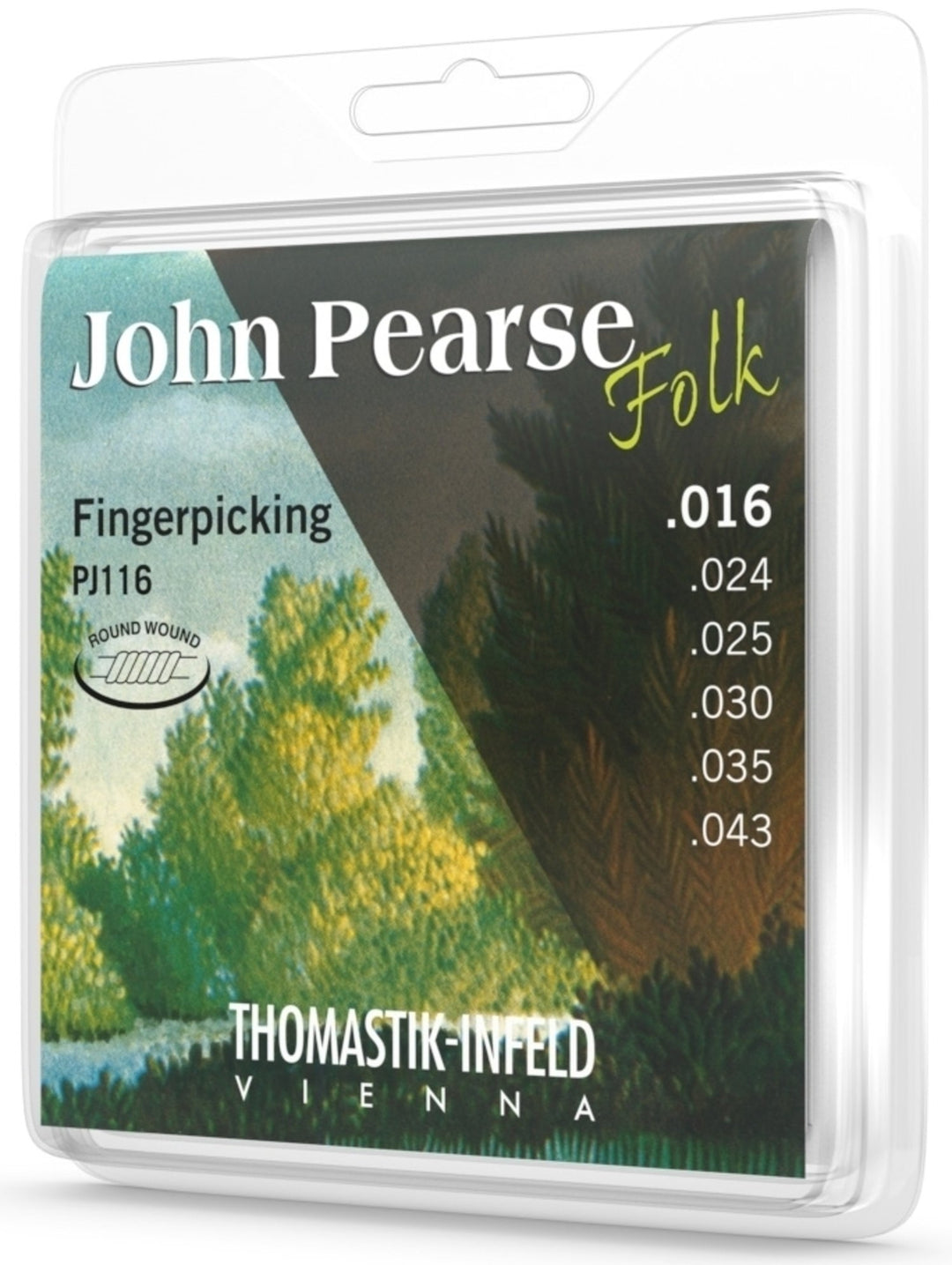 Cuerdas Thomastik-Infeld para guitarras clásicas John Pearse Folk Series Light - Juego (PJ116)