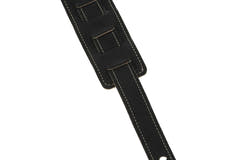 Correa de guitarra GEWA Regular 70 de cuero, Satin Black