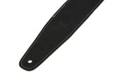 Correa de guitarra GEWA Regular 70 de cuero, Satin Black