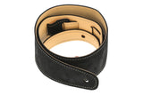 Correa de guitarra GEWA Regular 70 de cuero, Satin Black