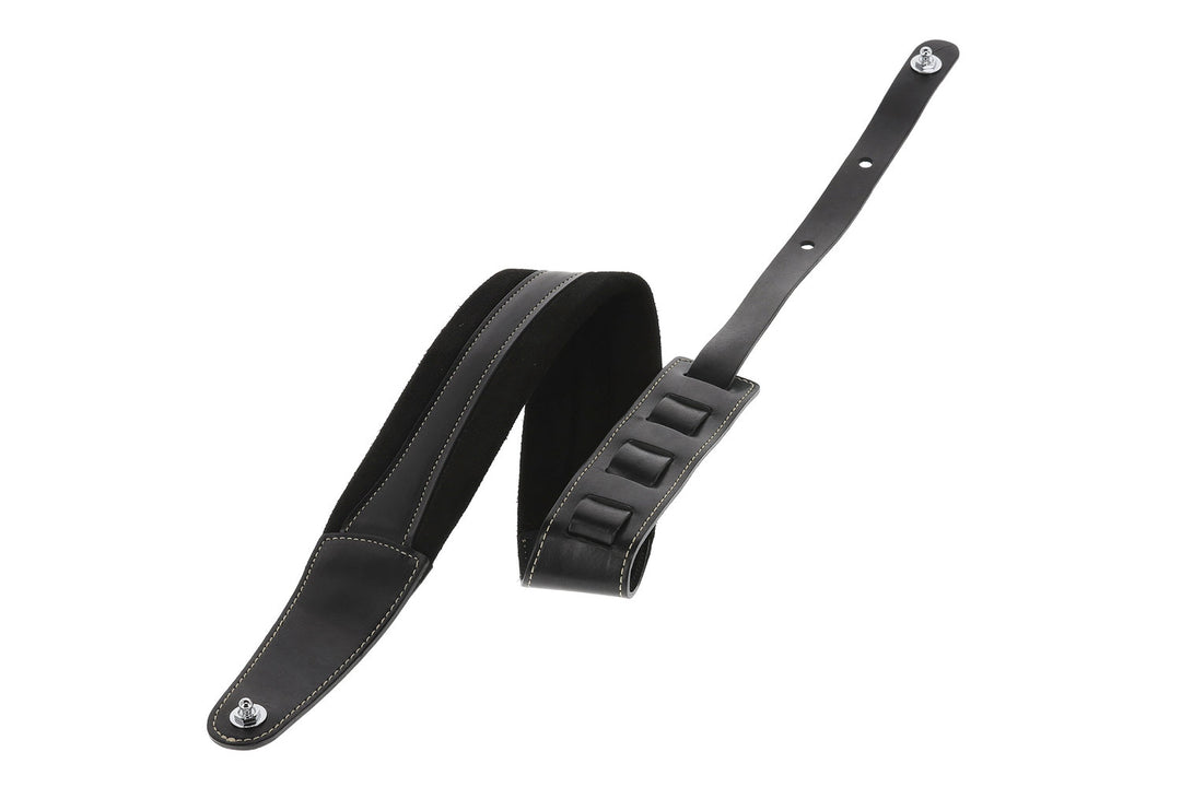 GEWA Correas para Guitarras Prestige 85 acolchadas Security Locks - black/black