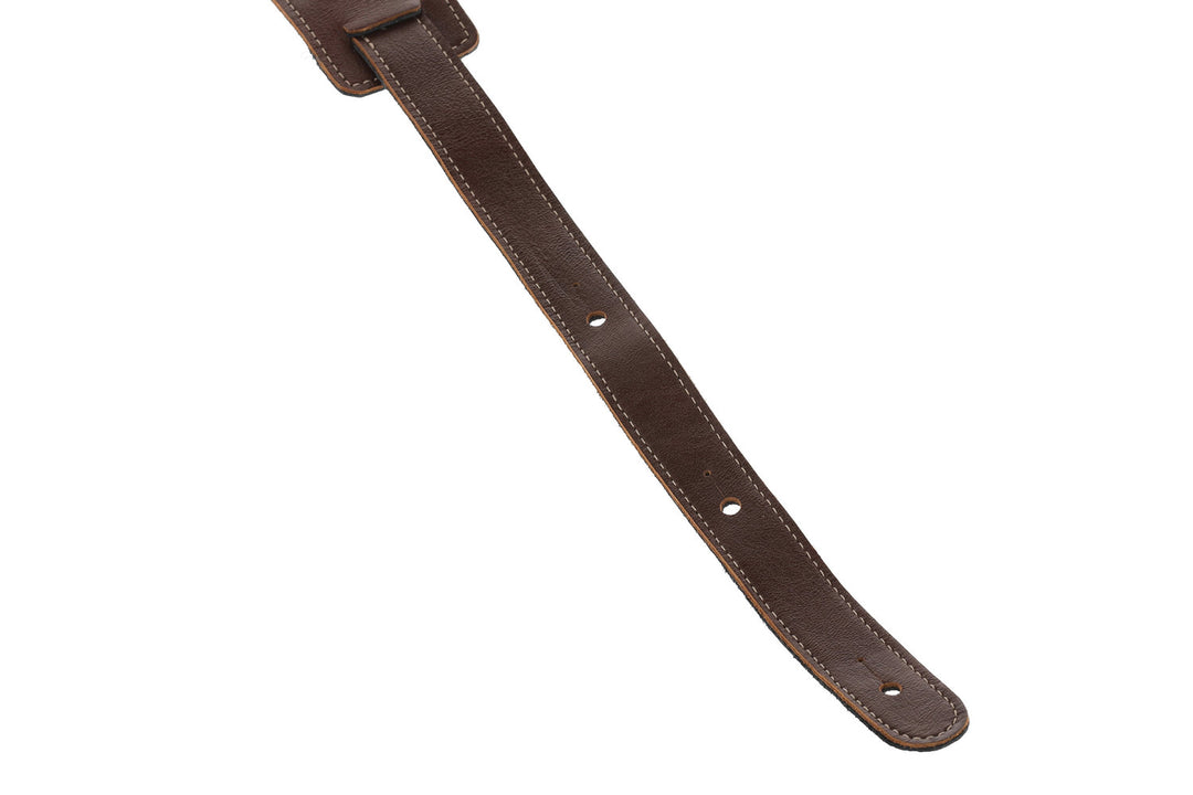 GEWA Correas para Guitarras Regular 65 acolchadas - chocolate