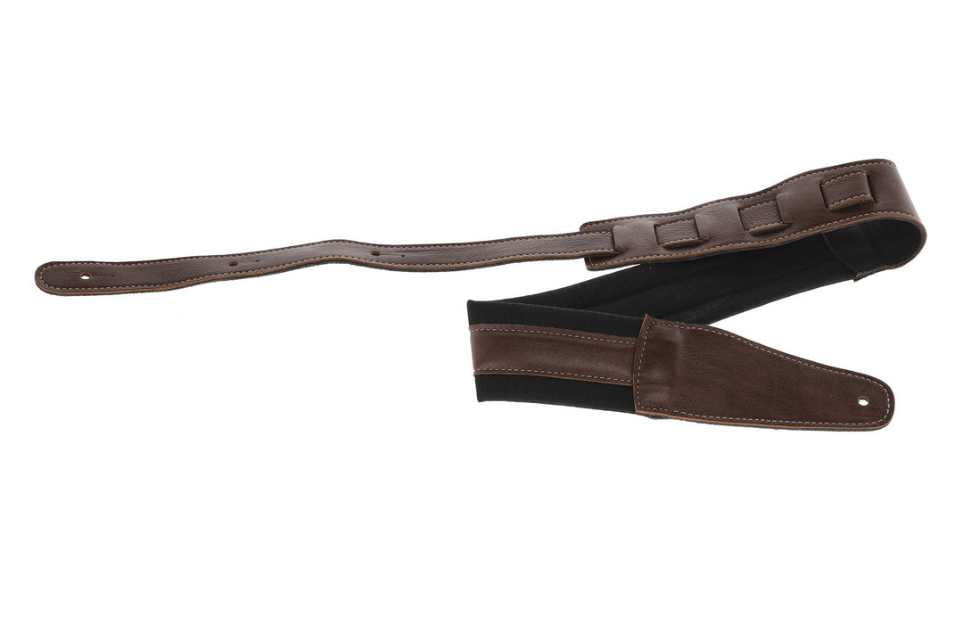 GEWA Correas para Guitarras Regular 65 acolchadas - chocolate