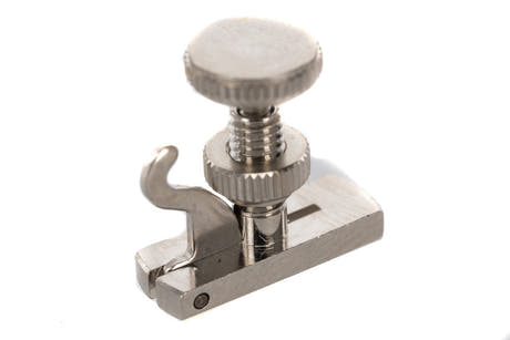 Afinador fino Wittner Piccolo 906014, niquelado, cuerdas con bucle