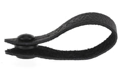 Lazo GEWA Tie Strap para correa de guitarra, cuero, negro
