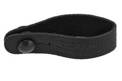 Lazo GEWA Tie Strap para correa de guitarra, cuero, negro