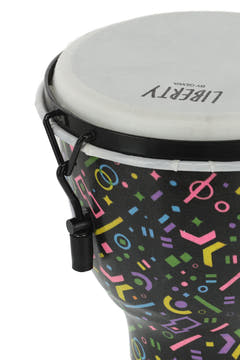 GEWA Djembé Liberty Series afinado mecánicamente - 8" Crazy Neon