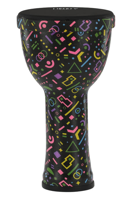 GEWA Liberty Series Nestable djembé 8", motivo Crazy Neon