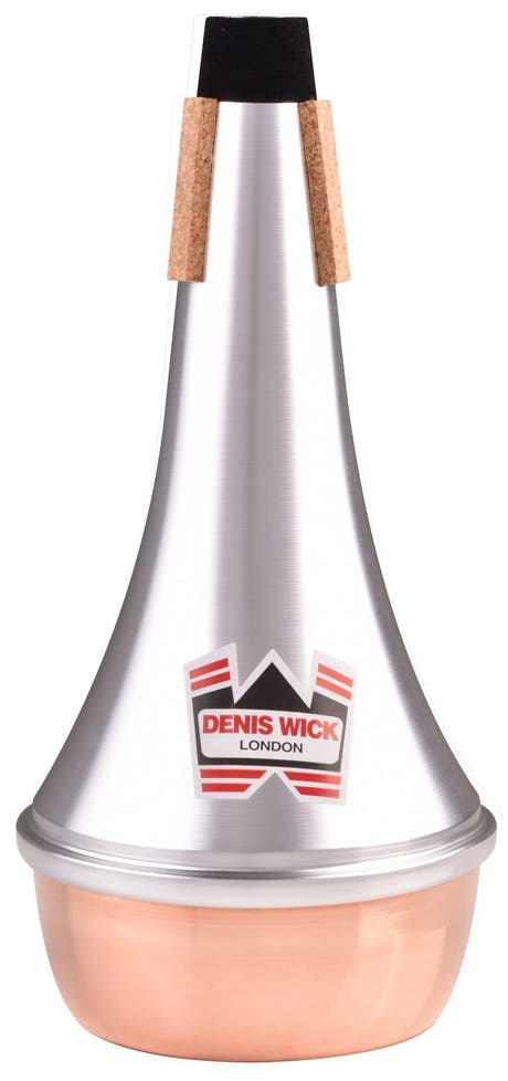 Sordina straight Denis Wick 5505C para trombón, base de cobre