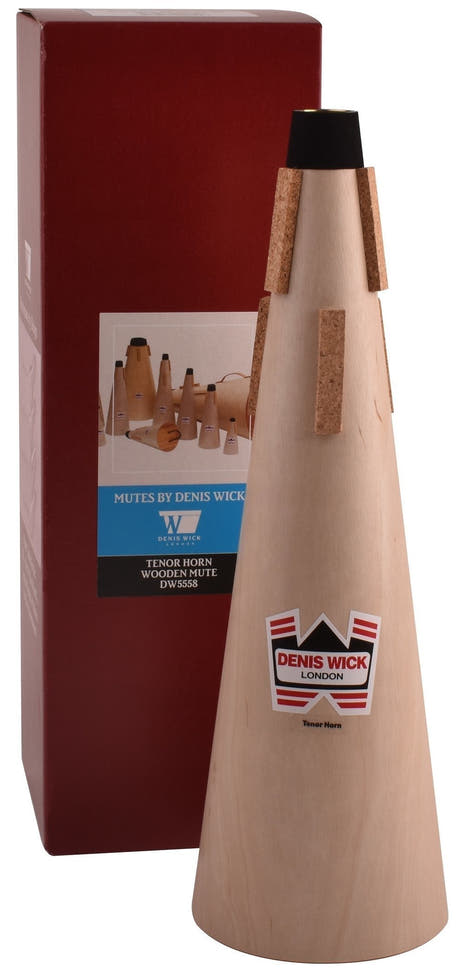 Denis Wick 5558 sordina recta de madera para corno alto y tenor
