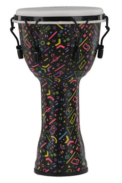 GEWA Djembé Liberty Series Afinación mecánica - 10" Crazy Neon