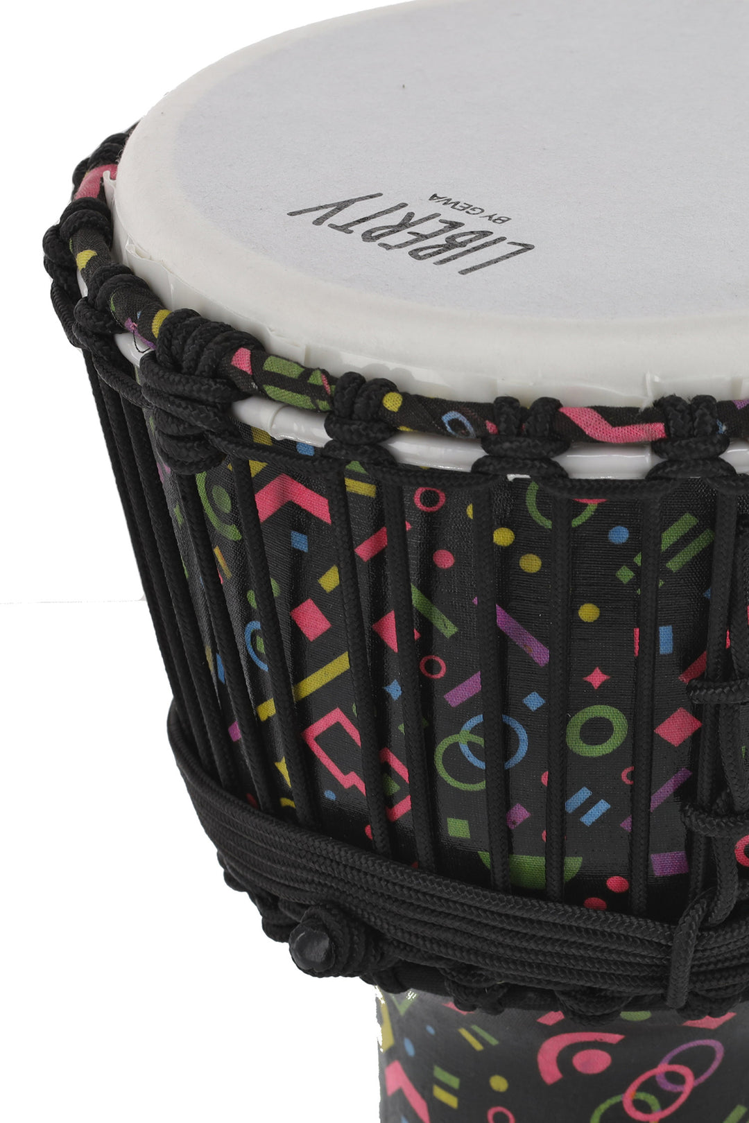 GEWA Djembé Liberty Series afinado con cuerdas - 8" Crazy Neon