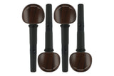 Clavijas Wittner Finetune-Peg para violonchelo 4/4-3/4, Ø 12,5 mm, 4 unidades, color palisandro