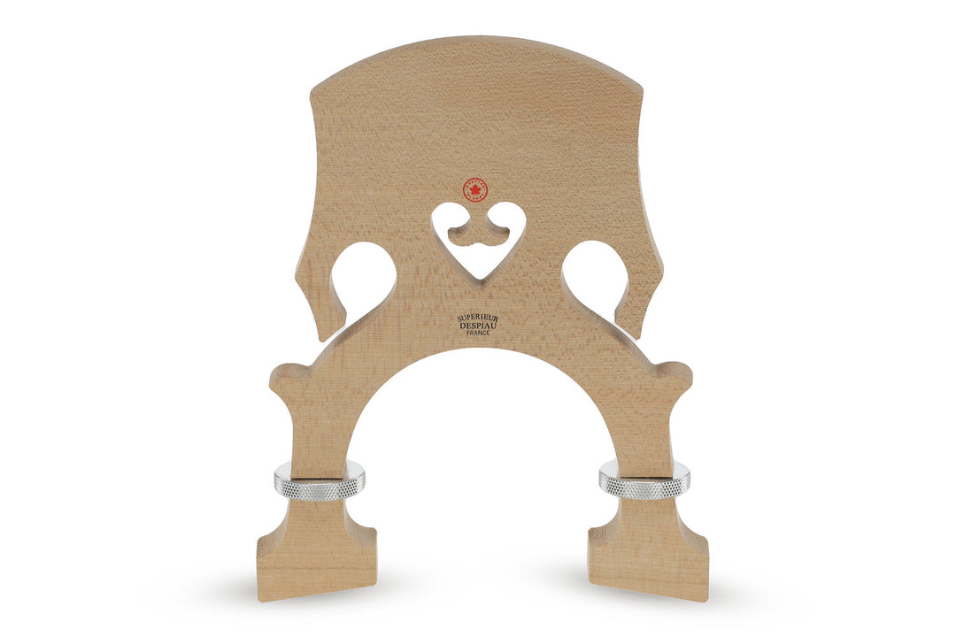 Despiau Double bass bridge Planet D height adjustable - 3/4 (Foot width 150)
