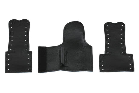 Protectores de trombón de cuero Leather Specialties, Bach 50B2