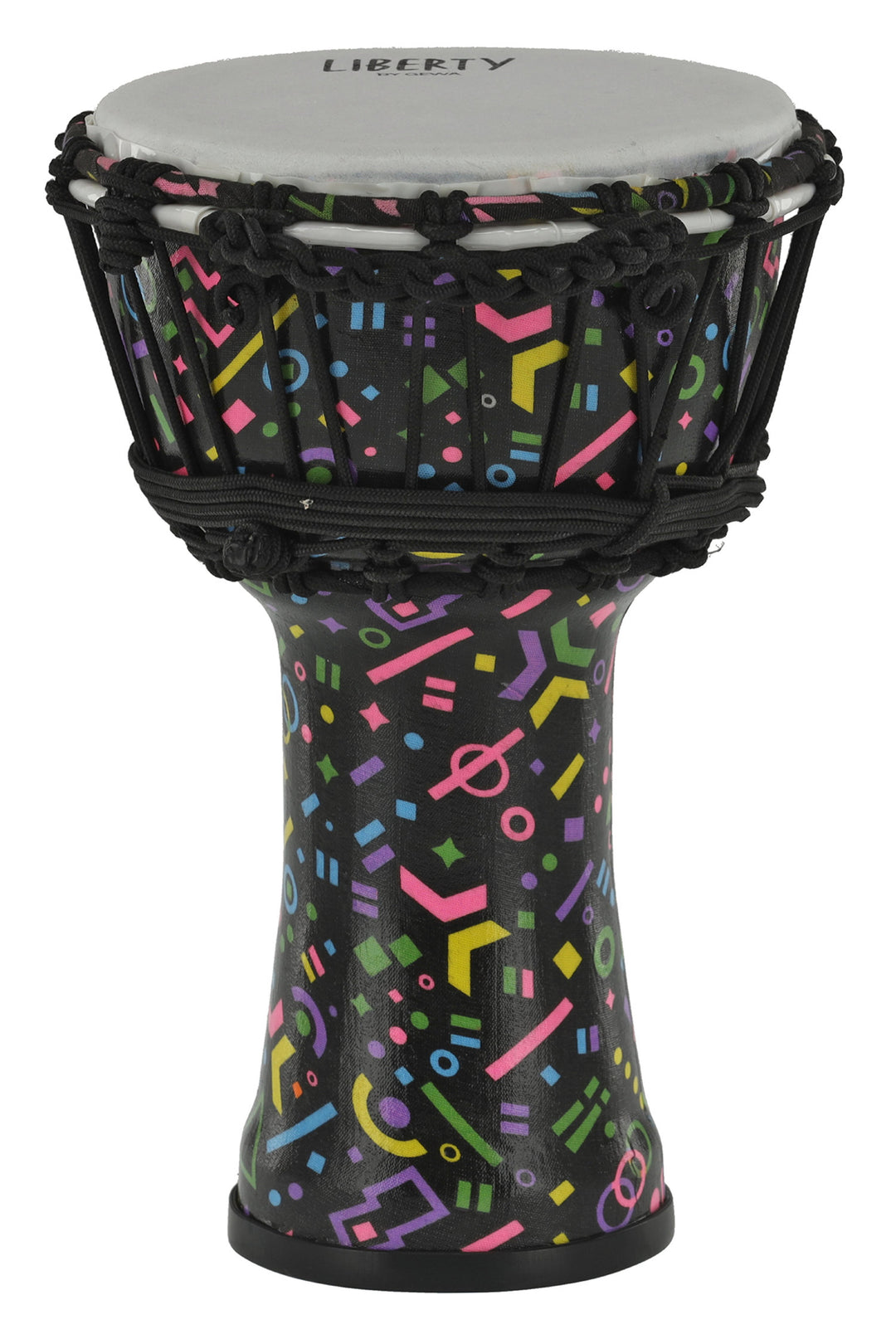 GEWA Djembé Liberty Series Afinado con cuerda - 7" Crazy Neon