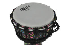 GEWA Djembé Liberty Series Afinado con cuerda - 7" Crazy Neon