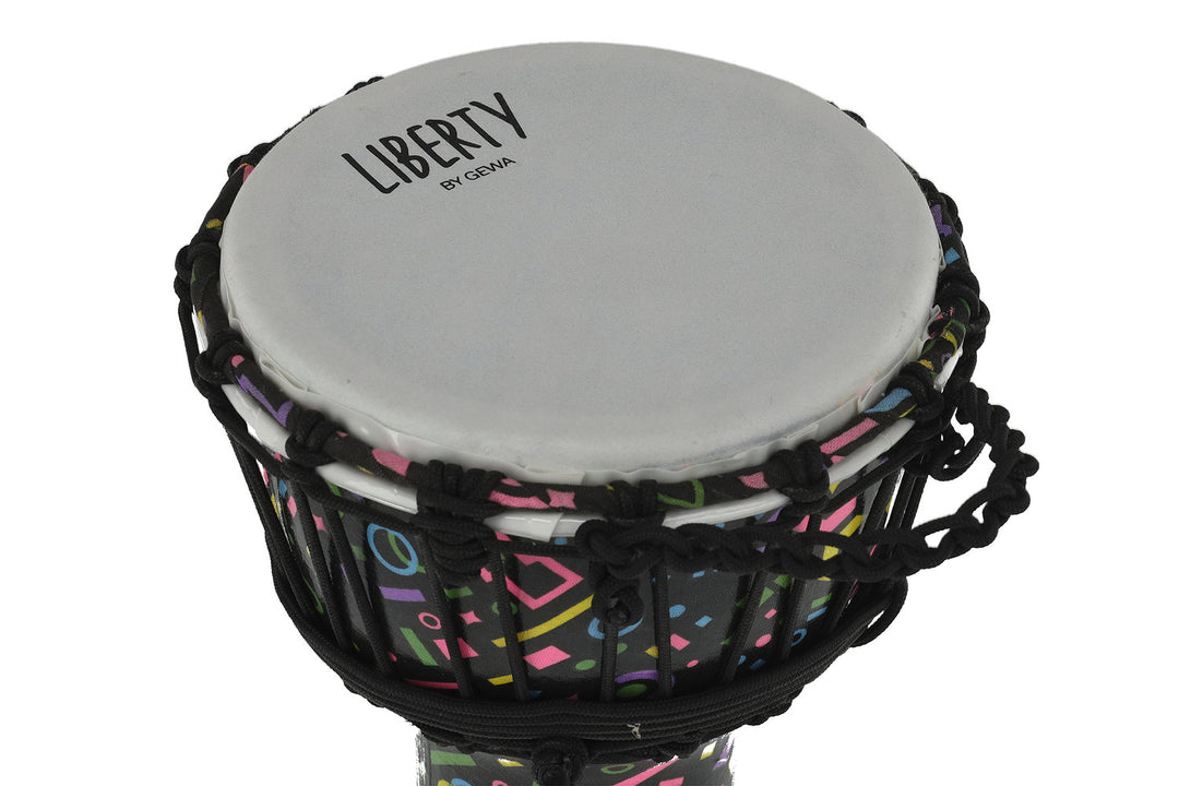 GEWA Djembé Liberty Series Afinado con cuerda - 7" Crazy Neon
