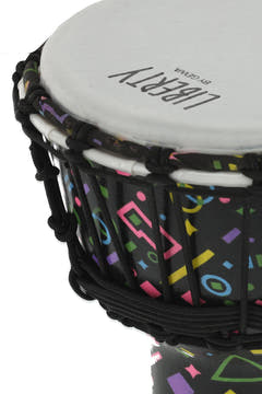 GEWA Djembé Liberty Series Afinado con cuerda - 7" Crazy Neon