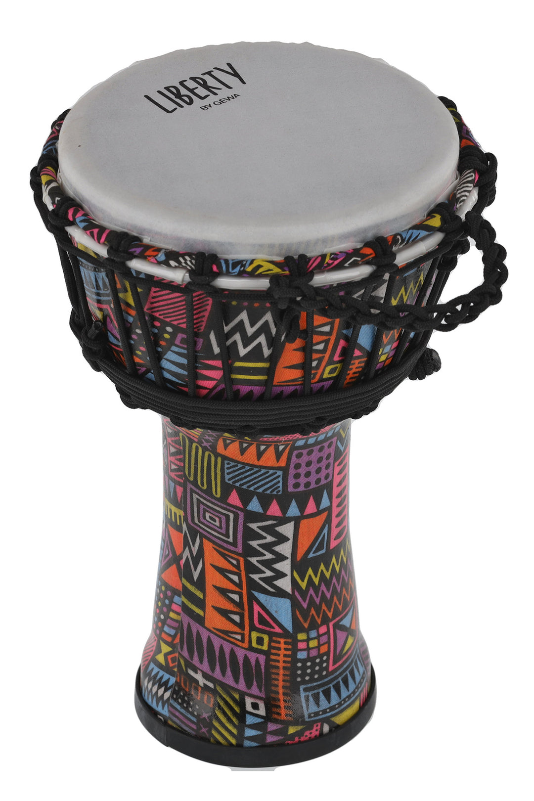 GEWA Djembé Liberty Series afinado con cuerda - 7" Abstract