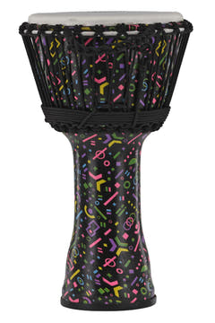 GEWA Djembé Liberty Serie - Afinado con cuerda - 10" Crazy Neon