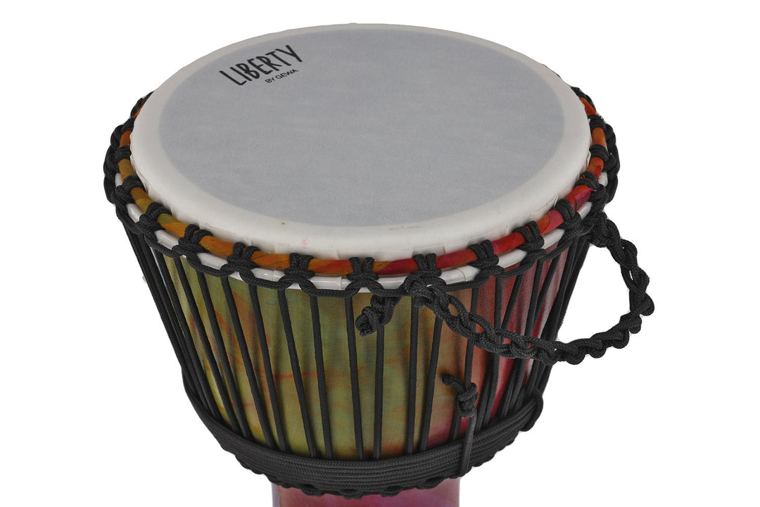 GEWA Djembé Liberty Serie Afinado con cuerda - 10" Batik