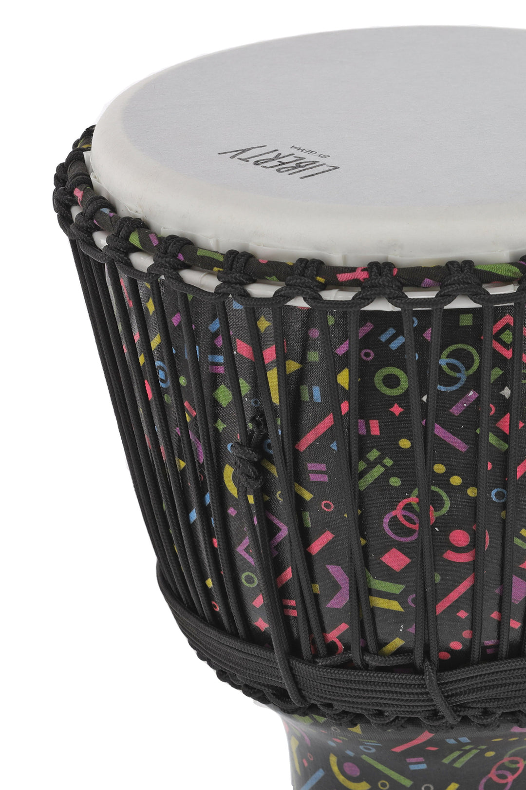 Djembe GEWA Liberty Series afinado con cuerda - 12" Crazy Neon