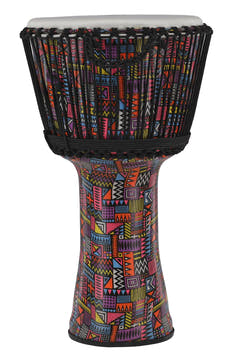 GEWA Djembé Liberty Series afinado con cuerda - 14" Abstract