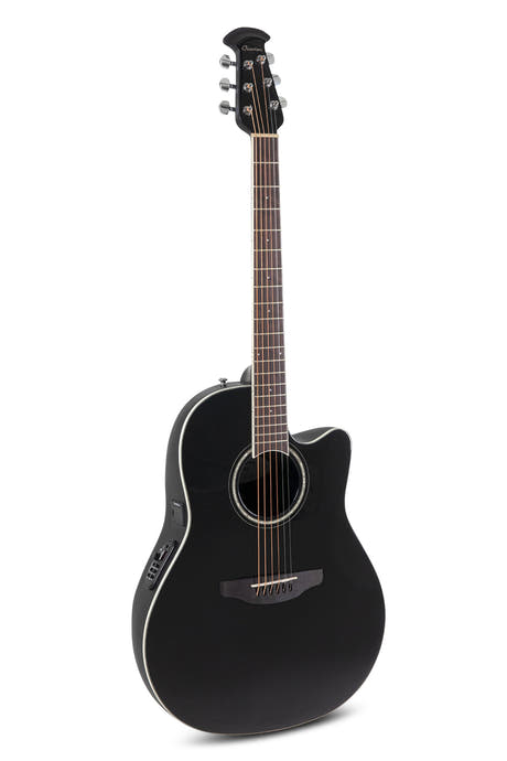 Ovation Guitarras E-Acoustic Celebrity CS Standard Mid Cutaway - Black (CS24-5-G)